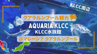 【KL観光】KLCC水族館 見どころ＆アクセス情報完全ガイド Aquaria KLCC